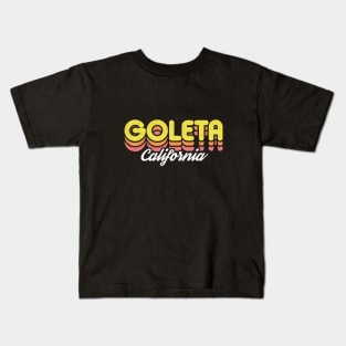 Retro Goleta California Kids T-Shirt